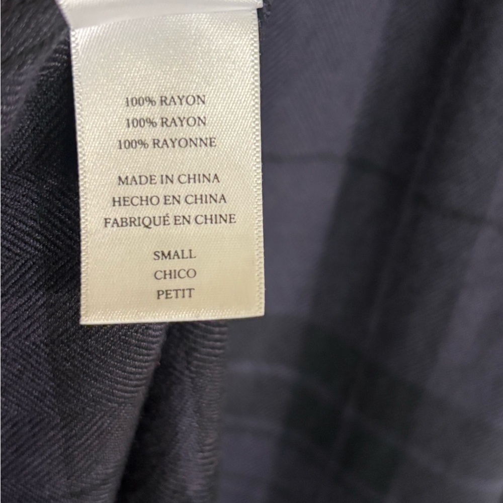 Rails Hunter Blue Black Plaid Button Down Shirt | EUC caboncore Normcore | Small - Picture 8 of 8